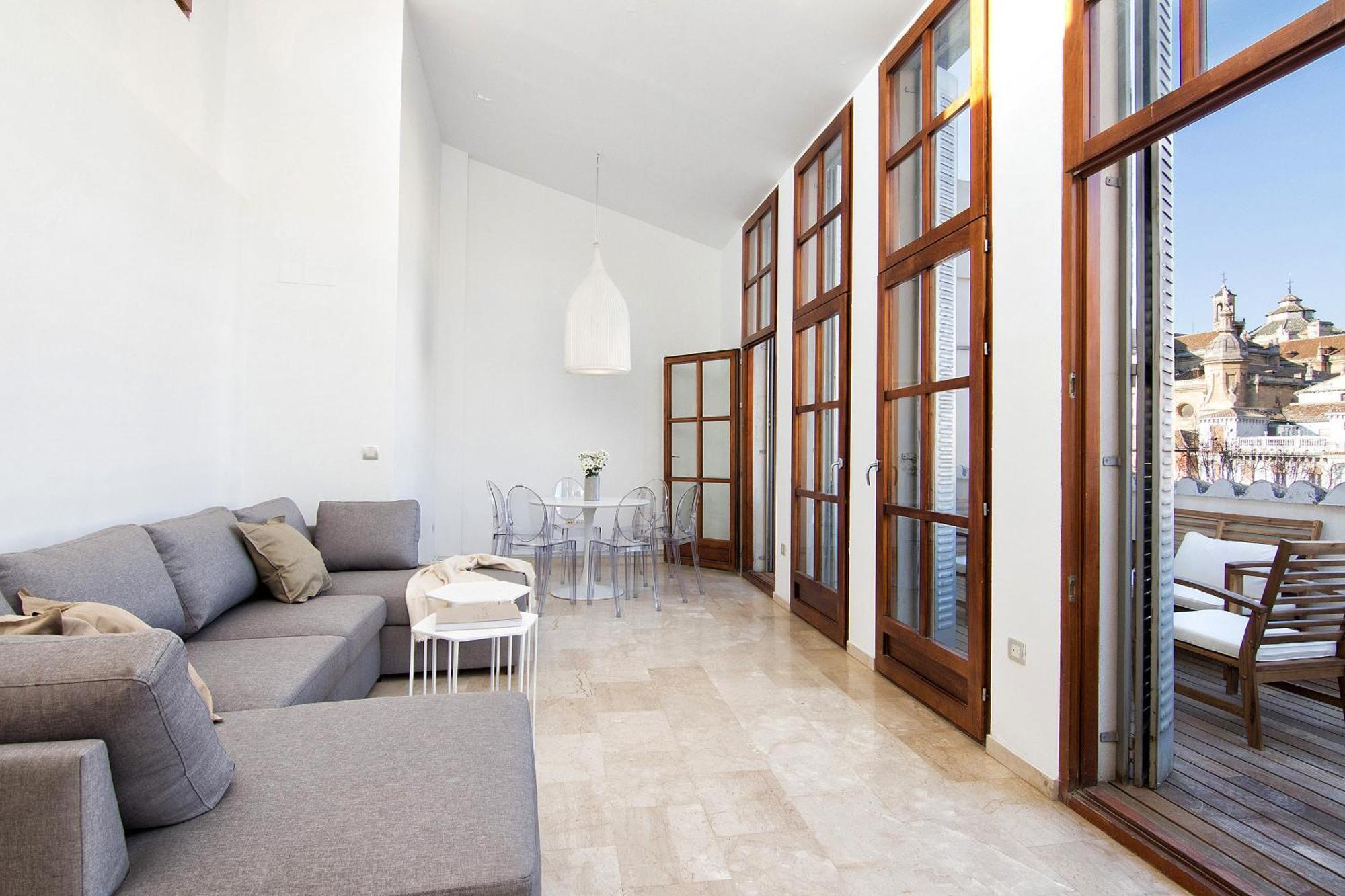 Апартаменты Bibrambla Penthouse Over Cathedral Гранада Экстерьер фото